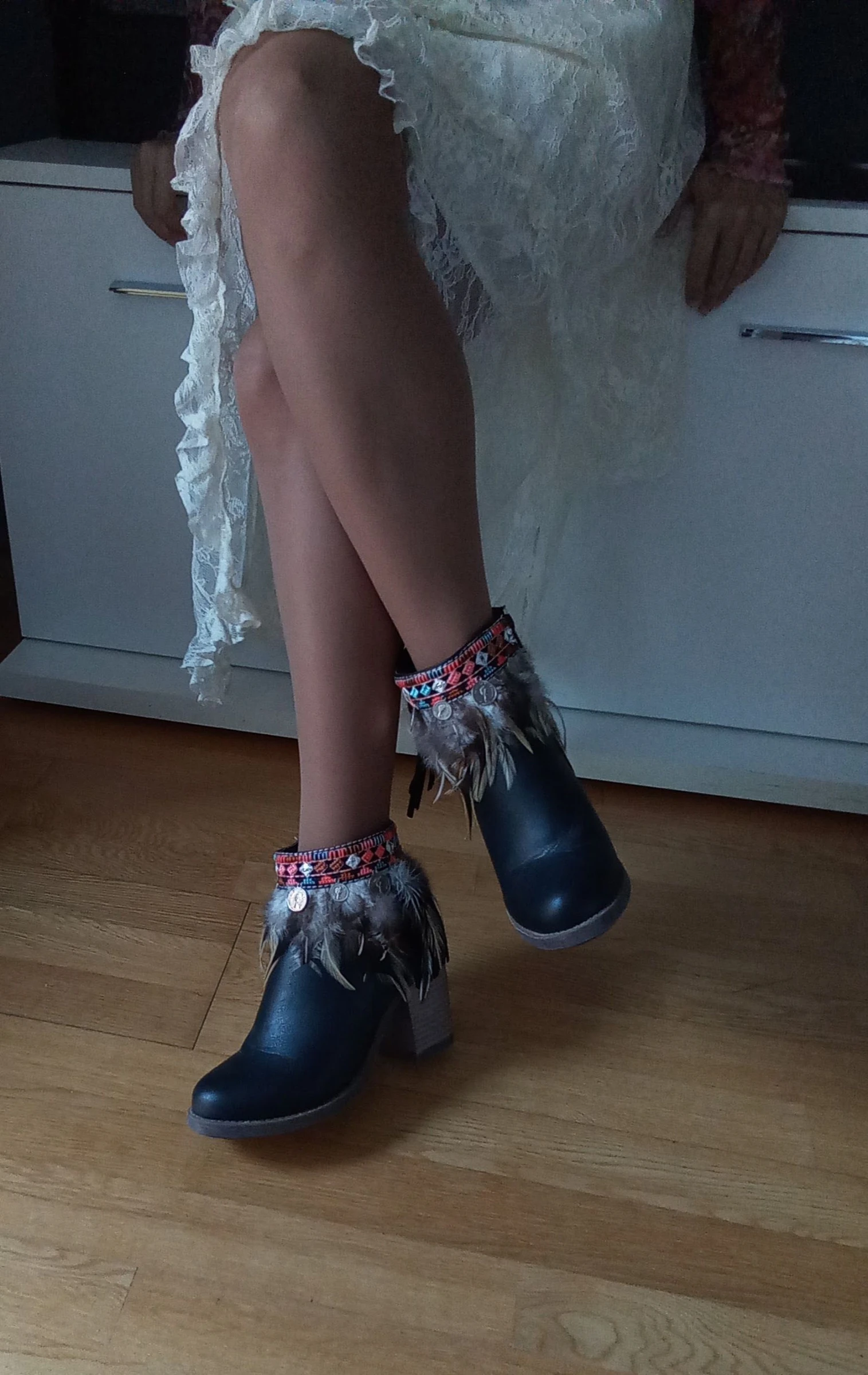 Boho-style ankle boots – photo 15